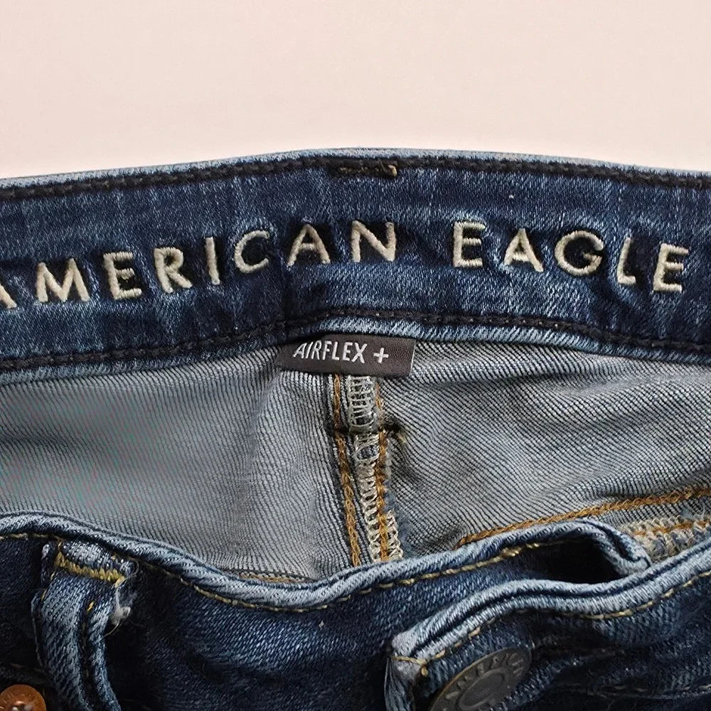 American Eagle Airflex+ Straight Jeans Mens 30x34‎ Blue Excellent